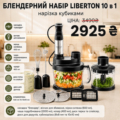 блендерний набір 10 в 1
